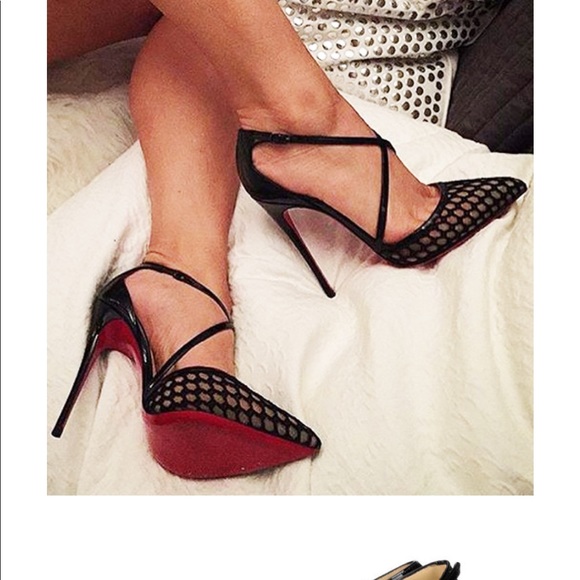 Christian Louboutin Cross Blake 120mm Pump - Picture 1 of 8